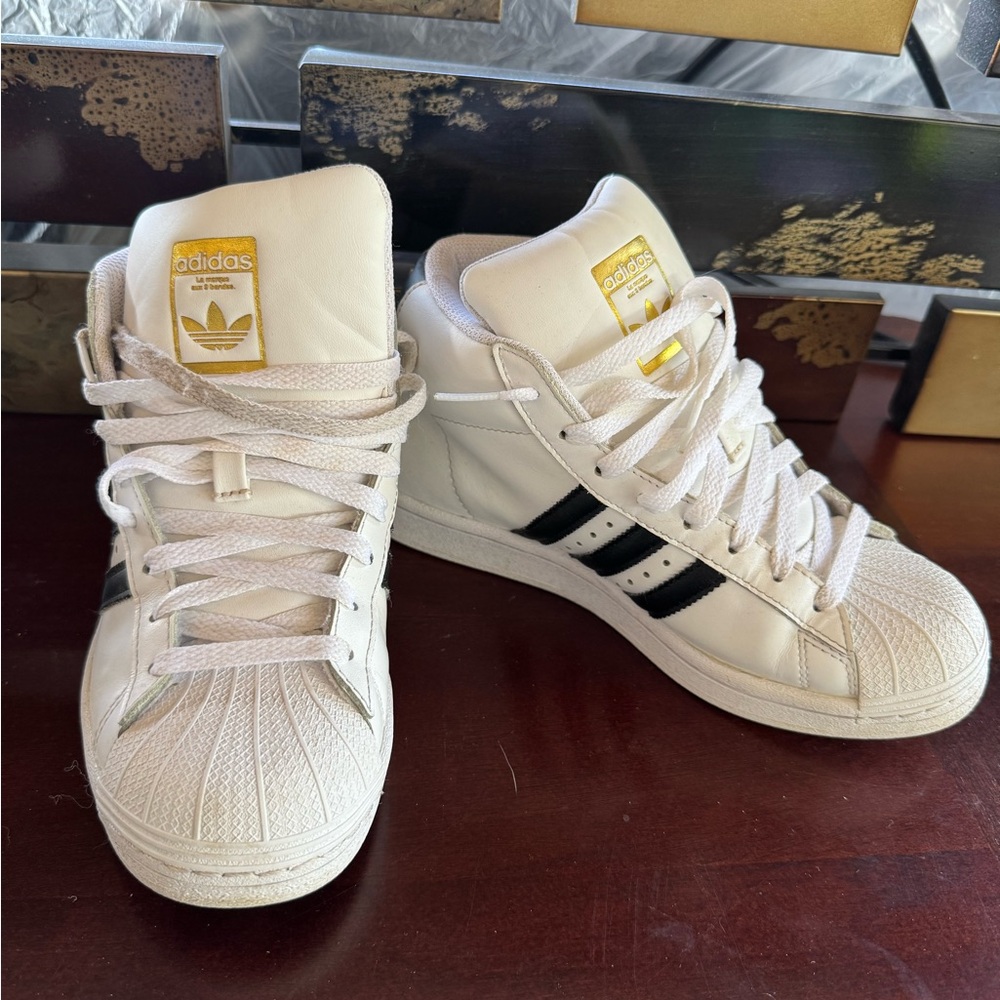 Adidas White and Gray Sneakers